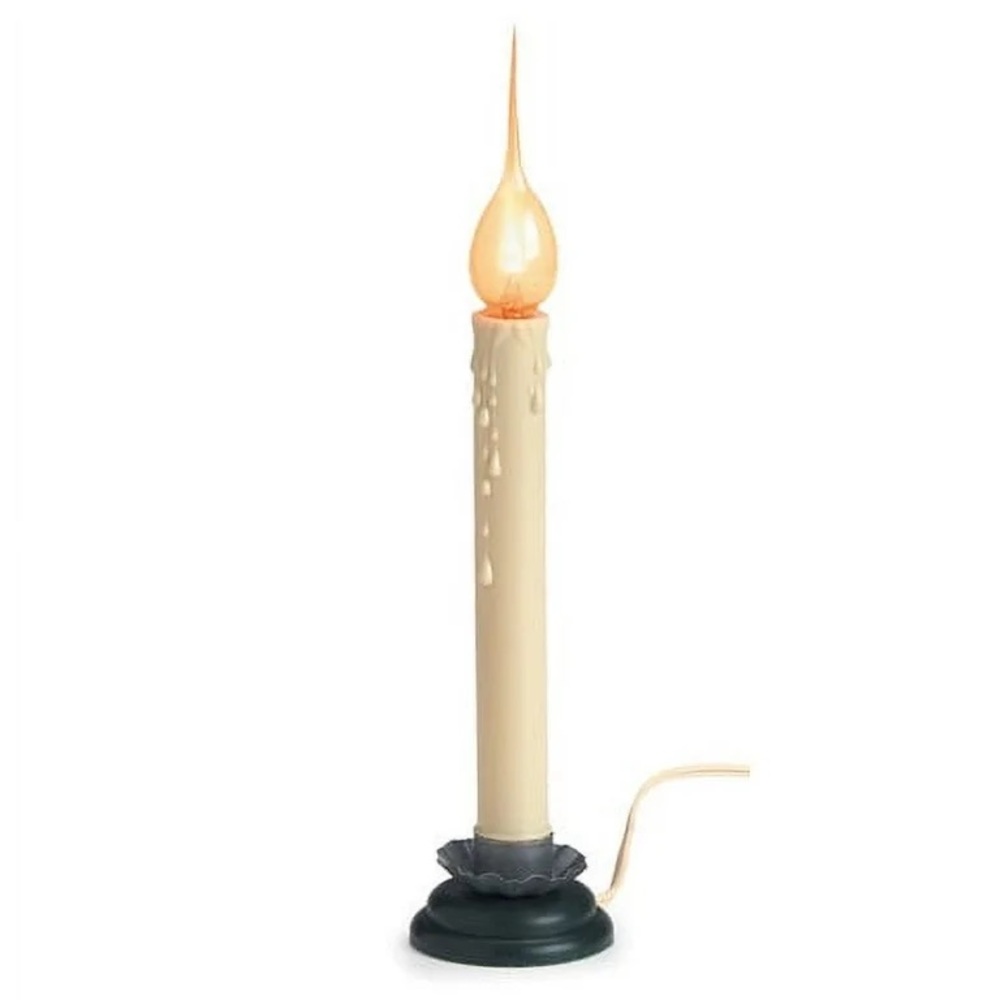 Country Candle Lamp - Electric - Flicker Bulb - 7.5 inches